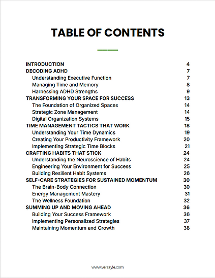 Productivity with ADHD Toolkit