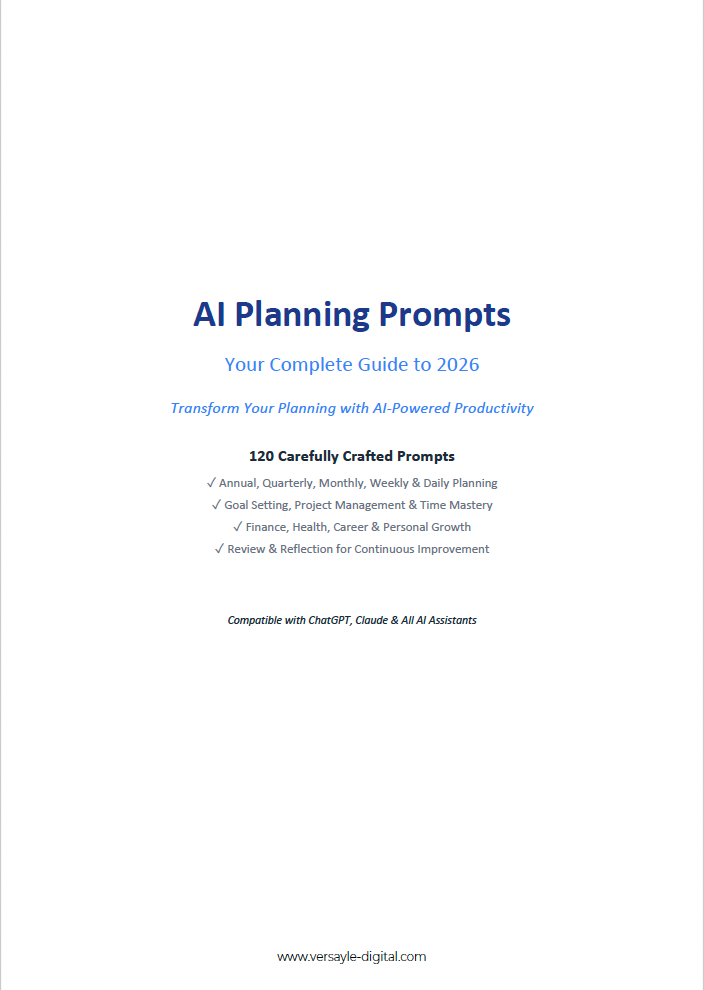 2026 Planning AI Prompt Book