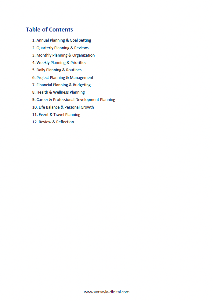 2026 Planning AI Prompt Book