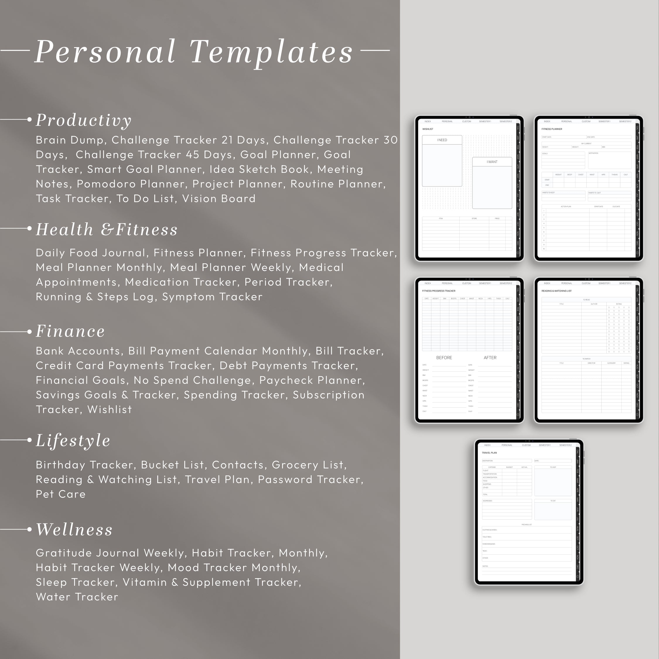 2026 All-in-One Student Digital Planner + Calendar Sync | Portrait
