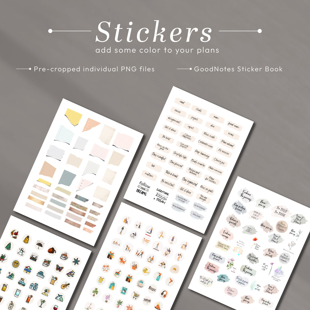 2026 All-in-One Student Digital Planner + Calendar Sync | Portrait