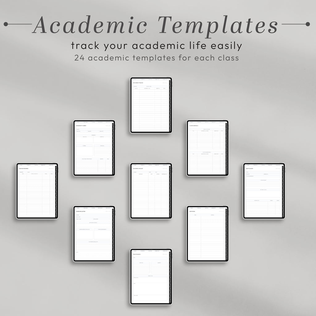 2026 All-in-One Student Digital Planner + Calendar Sync | Portrait