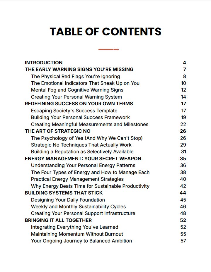 Burnout Prevention and Recovery Toolkit