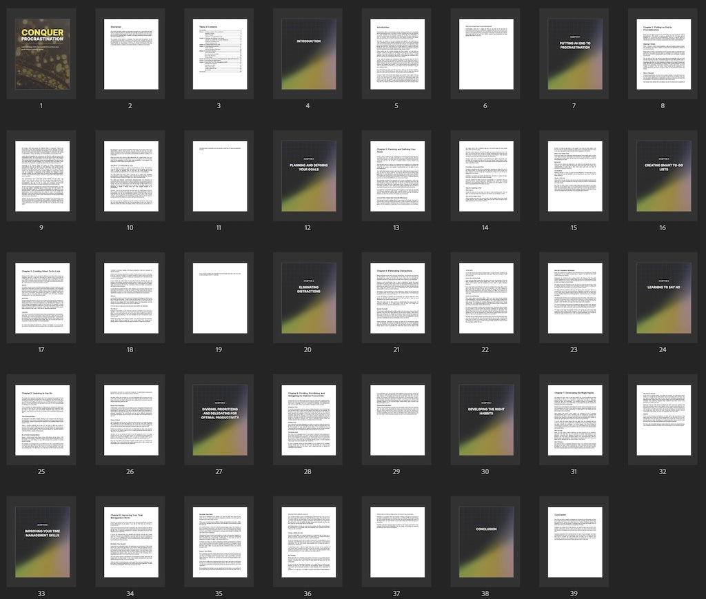 Conquer Procrastination Guide
