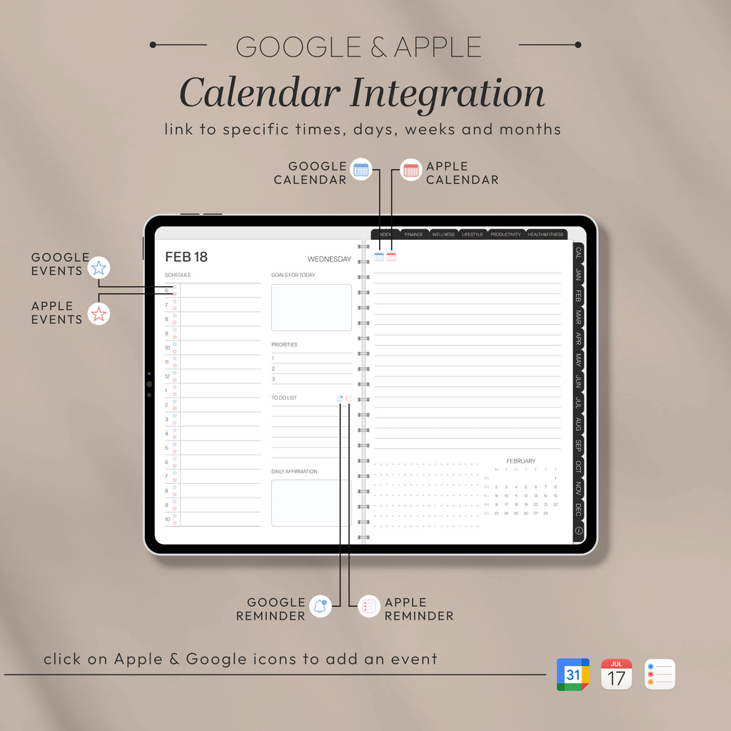 All-In-One LANDSCAPE Digital Planner & Notebook BUNDLE