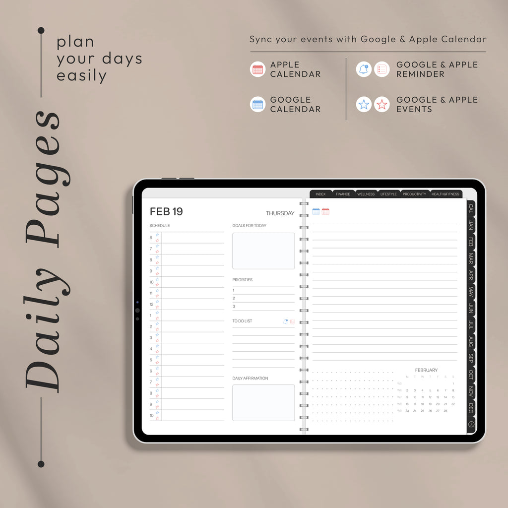 All-In-One LANDSCAPE Digital Planner & Notebook BUNDLE