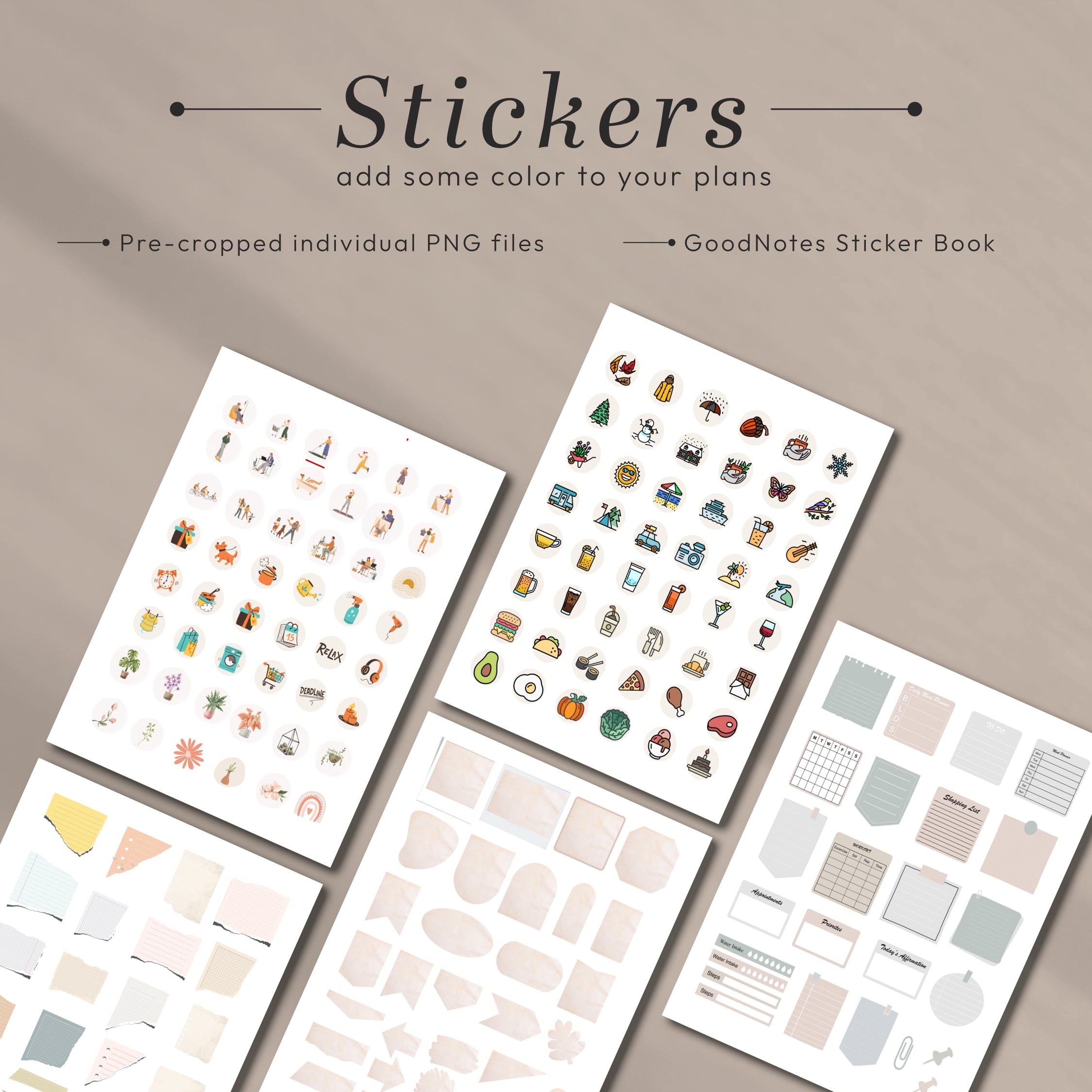 All-In-One LANDSCAPE Digital Planner & Notebook BUNDLE