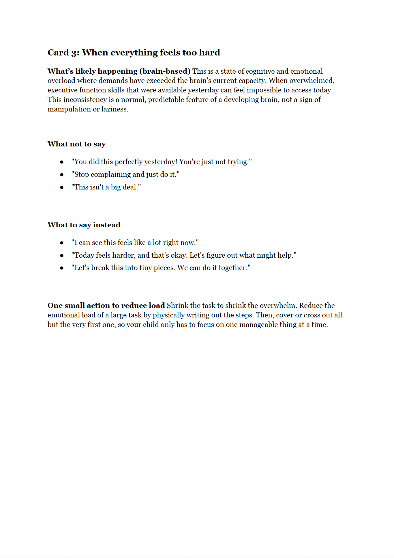 Executive Functioning Made Simple - A Practical Parenting Guide to Building Organization, Focus & Independence -TOOLKIT