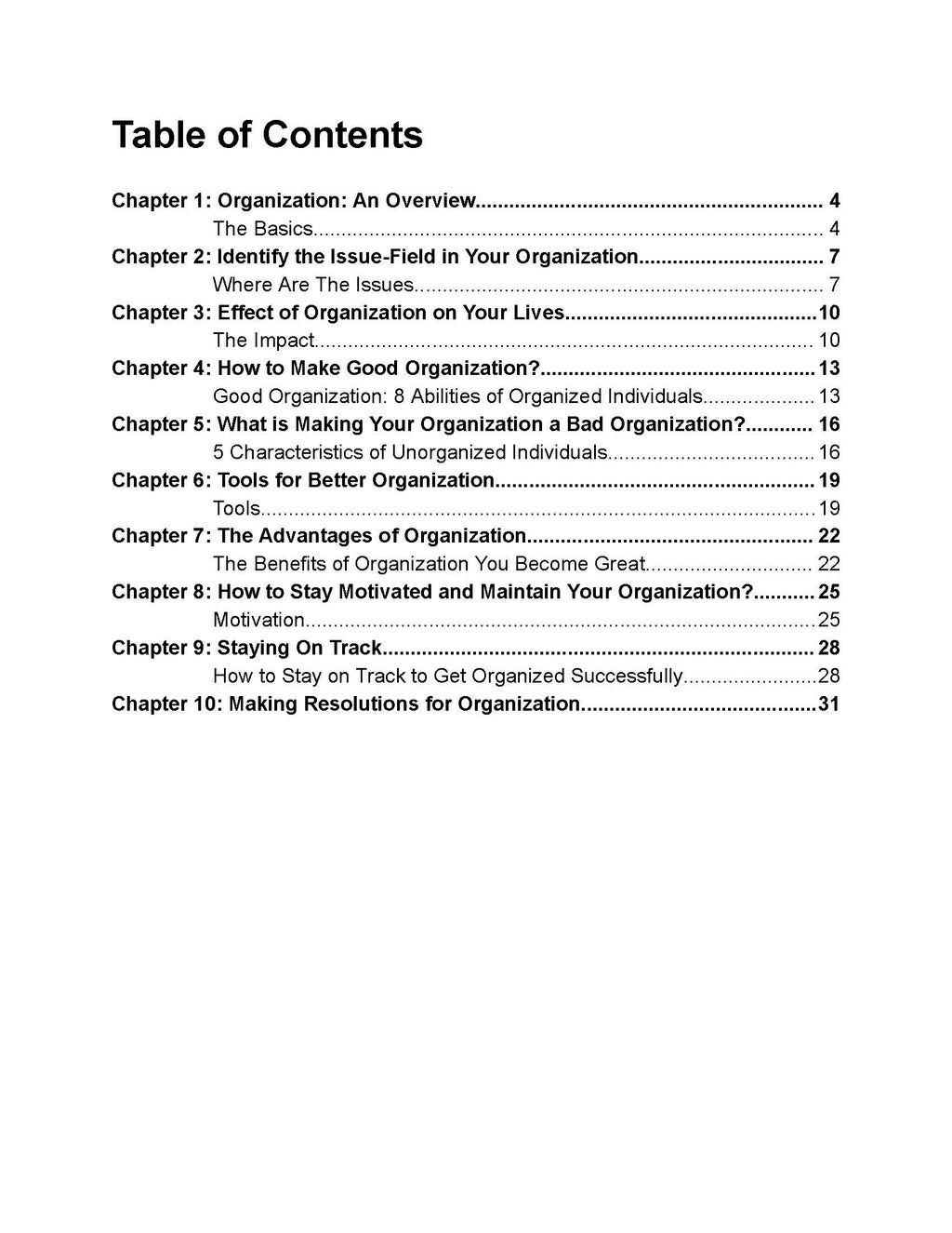 Organizing Excellence: The Complete Productivity System for Everyday Life