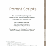 Parenting Reflection Notebook