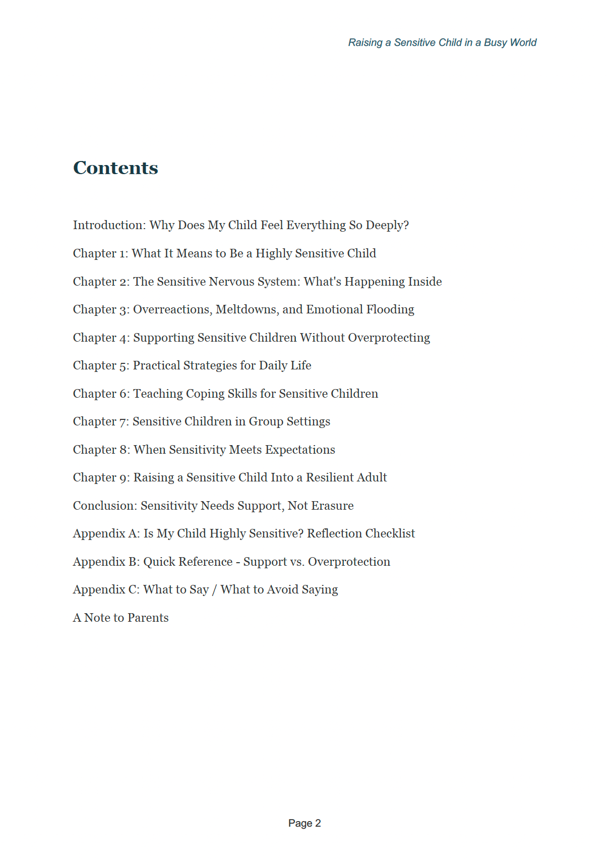 Raising a Sensitive Child in a Busy World - A Practical Parenting Guide for Supporting Highly Sensitive Children