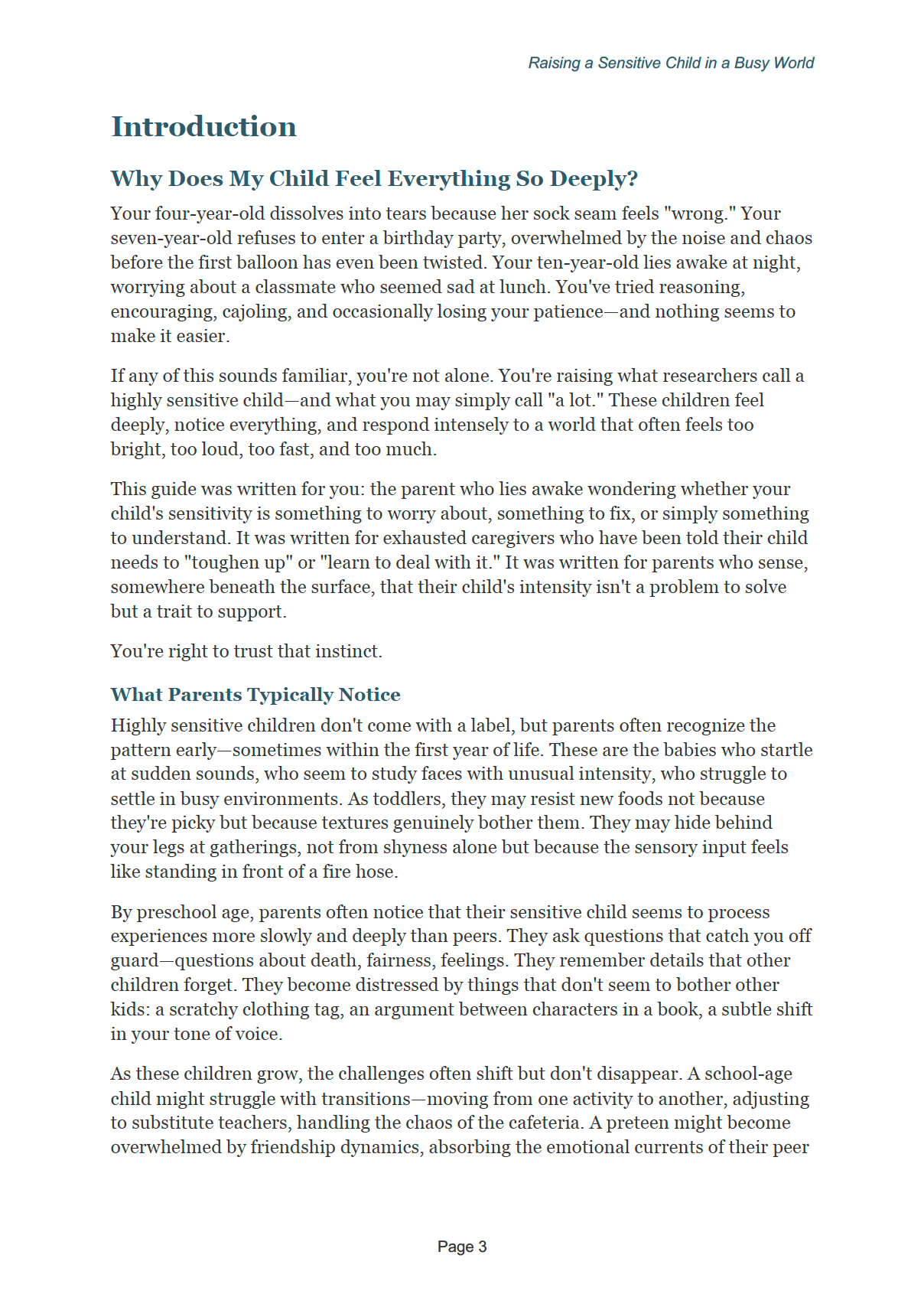 Raising a Sensitive Child in a Busy World - A Practical Parenting Guide for Supporting Highly Sensitive Children