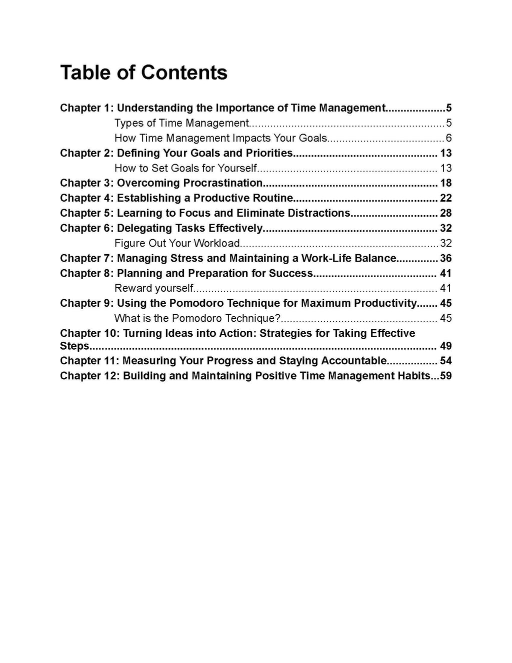 Time Mastery Toolkit