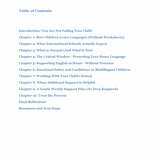 When English Isn't the First Language - Ebook