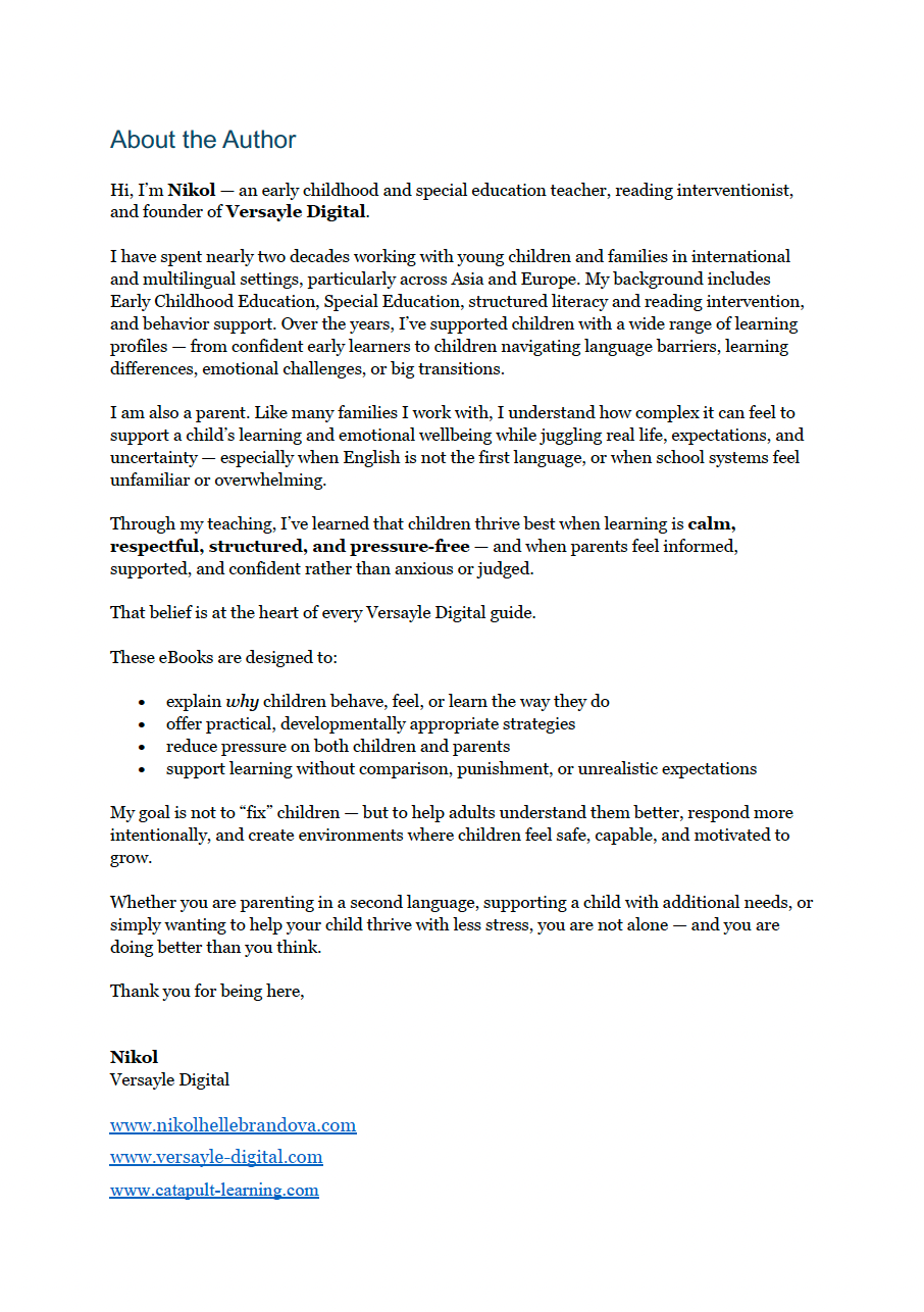 When English Isn't the First Language - Supporting Learning Without Pressure