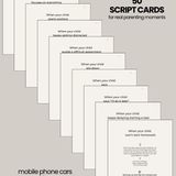 Executive Functioning Script Cards