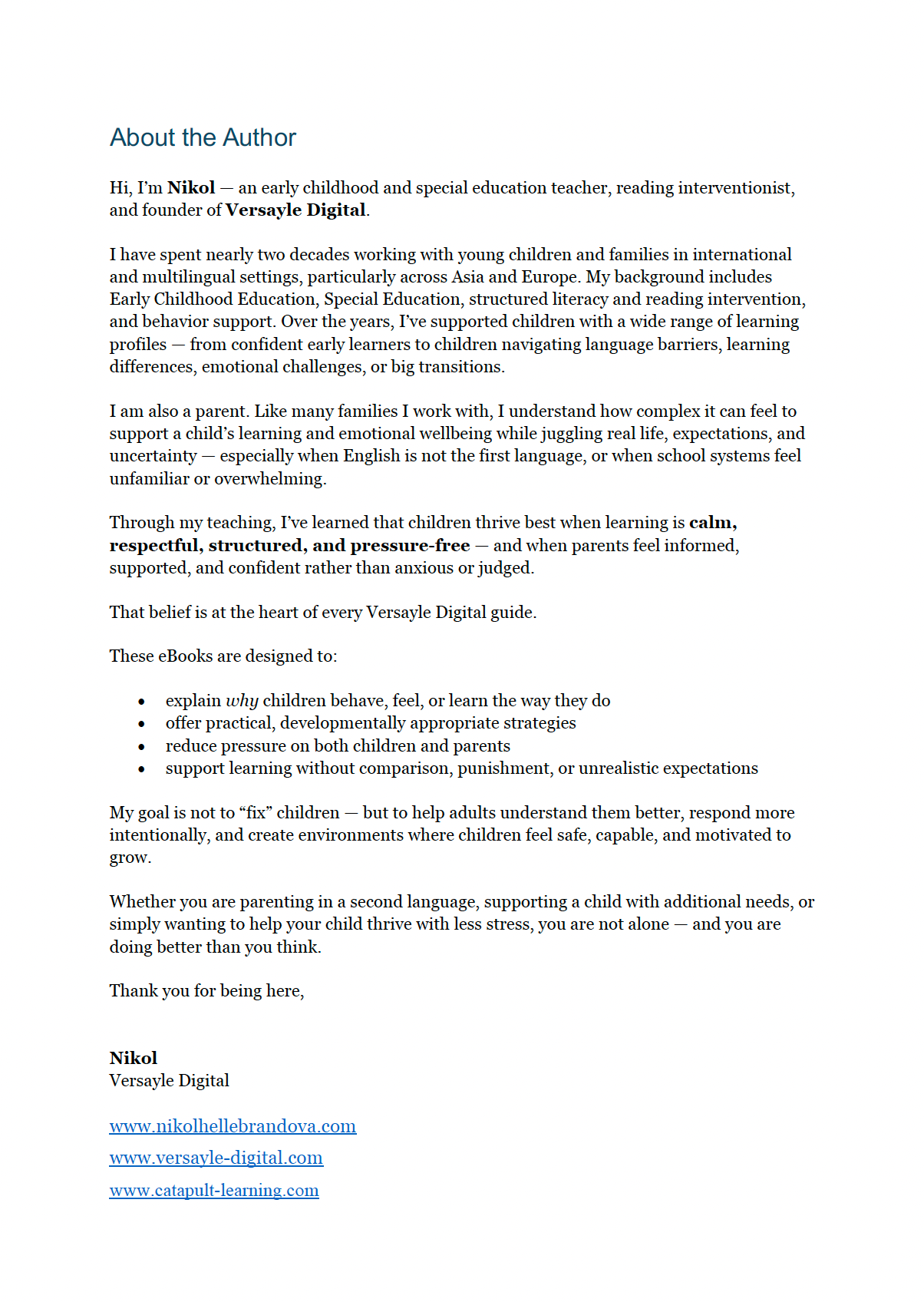 Helping Your Child Build Emotional Resilience - From Meltdowns to Coping Skills - EBOOK + AUDIOBOOK