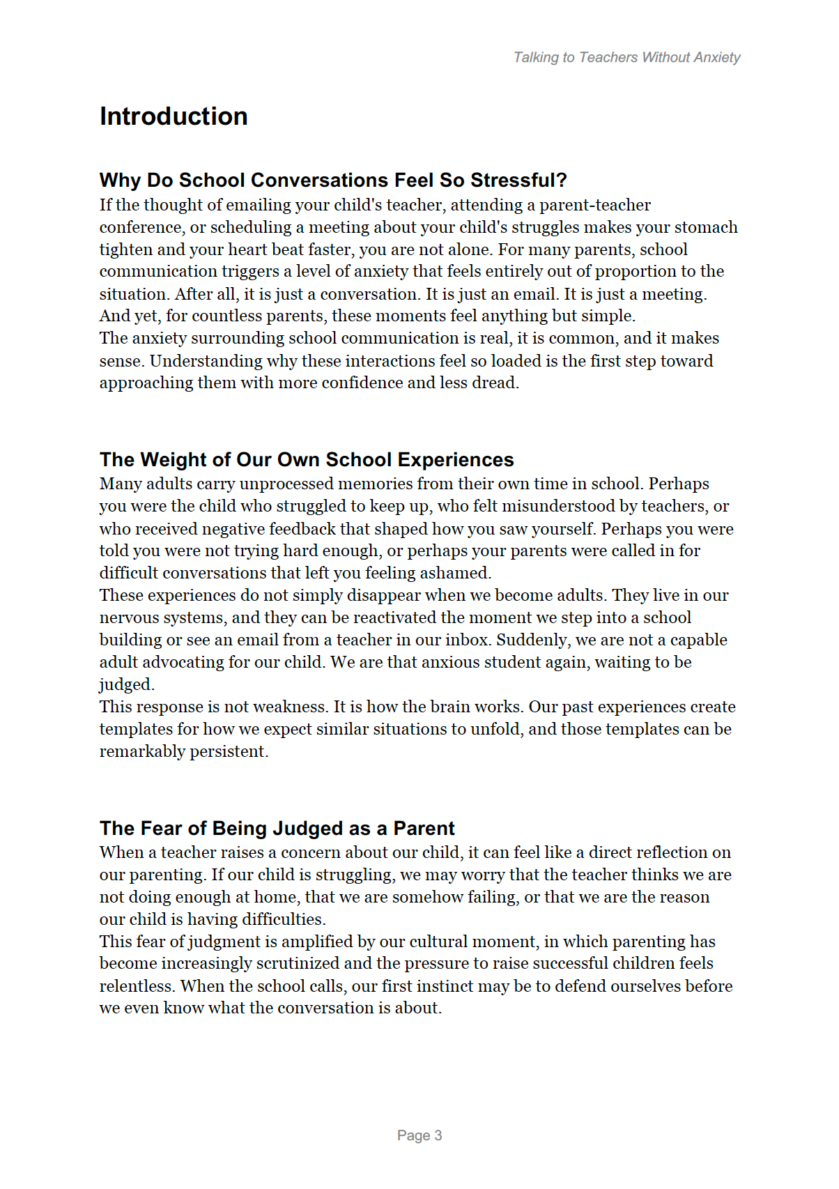 Talking to Teachers Without Anxiety - A Parenting Guide to Confident School Communication & Advocacy