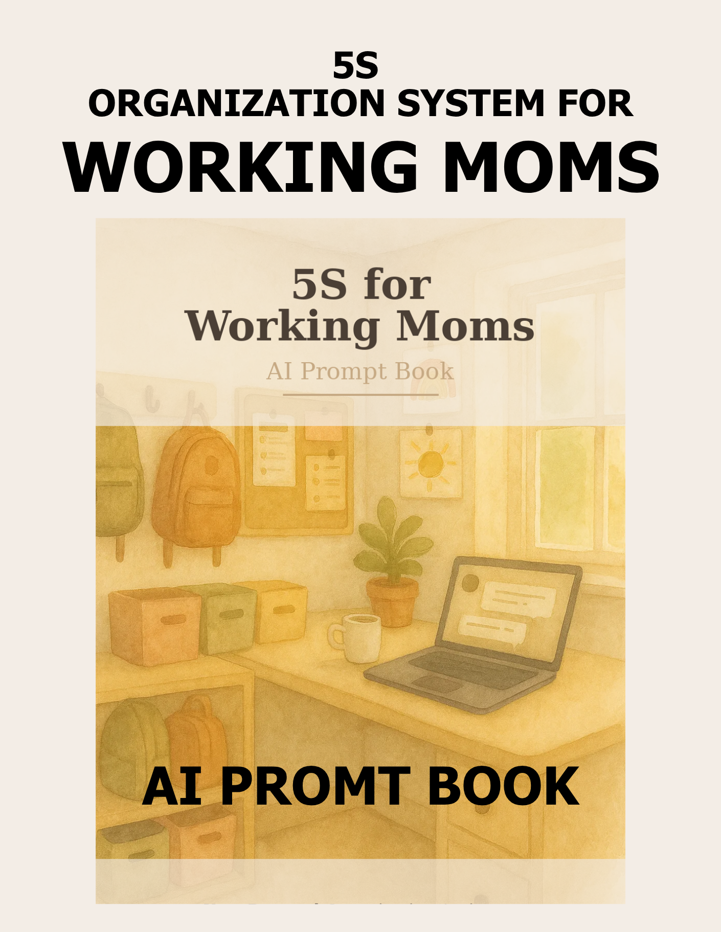 5S Organization System for Working Moms BUNDLE