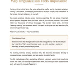 5S Organization System for Working Moms BUNDLE