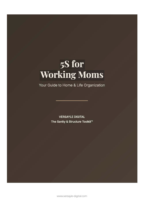 5S Organization System for Working Moms eBook