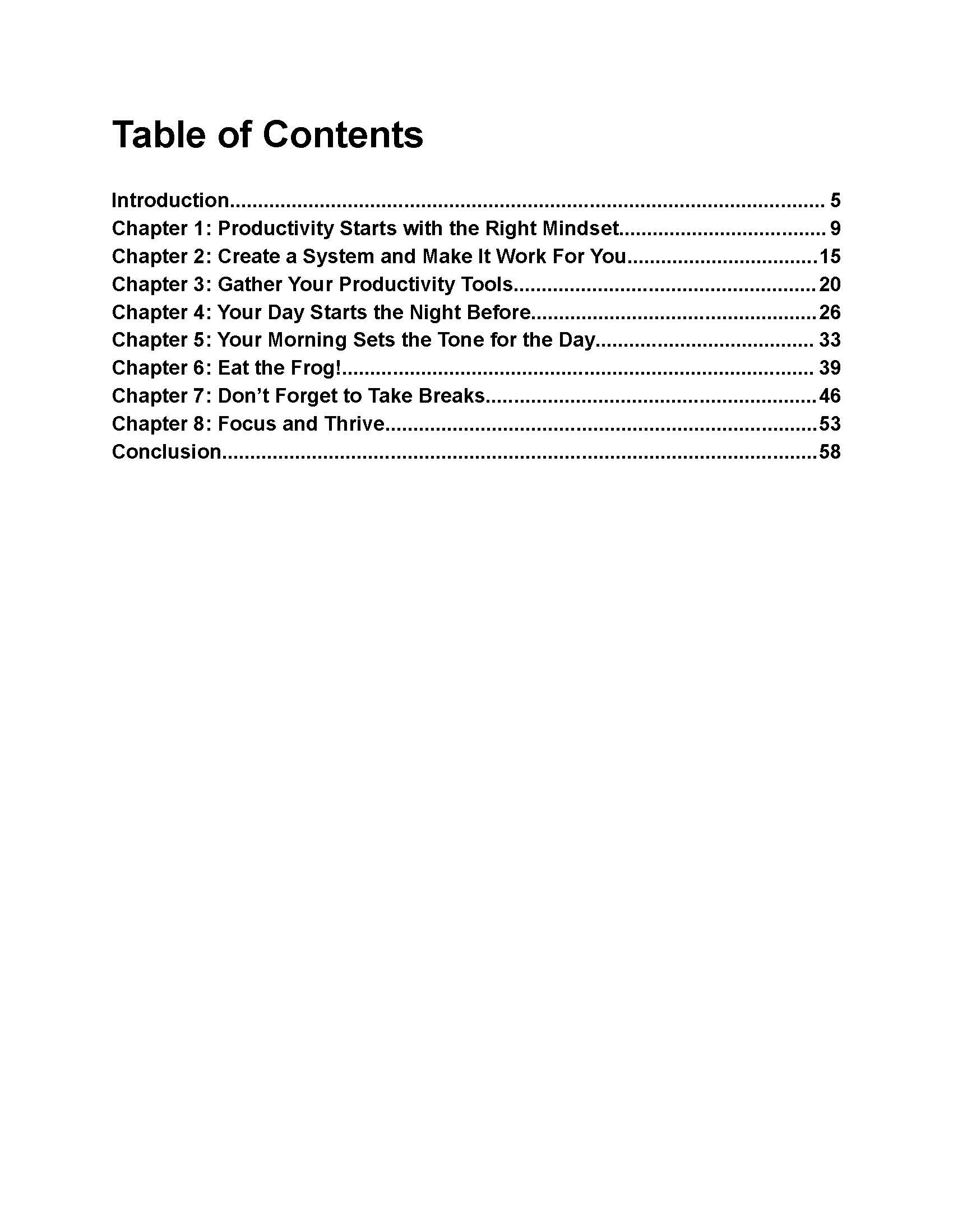 Simple Productivity — Work Smarter, Not Harder